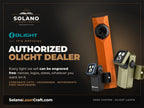 Solano Laser Craft is an authorized Olight dealer, and every light can be laser engraved free