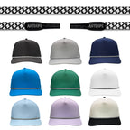 Black Hatch Anyrope interchangeable hat rope — braided snapback rope