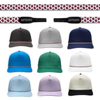 Maroon Hatch Anyrope interchangeable hat rope — braided snapback rope