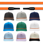Da Orange Anyrope interchangeable hat rope — braided snapback rope