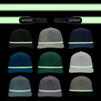 Glow-in-the-dark Anyrope interchangeable hat rope — braided snapback rope