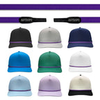 Purple Anyrope interchangeable hat rope — braided snapback rope