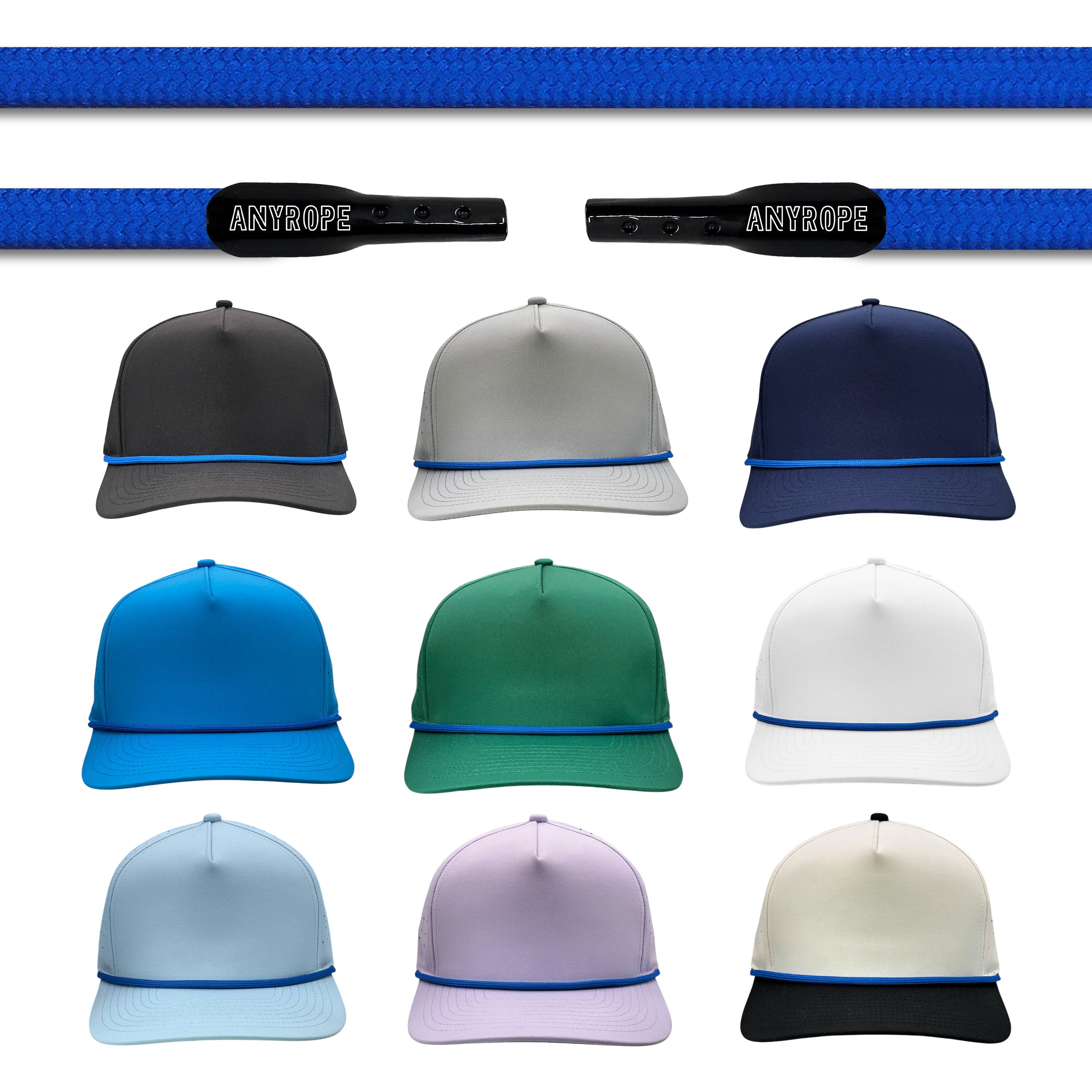 Royal Anyrope interchangeable hat rope — braided snapback rope