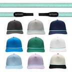 Teal Anyrope interchangeable hat rope — braided snapback rope