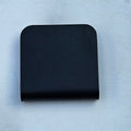 Black magnetic hat clip with a removable golf ball marker