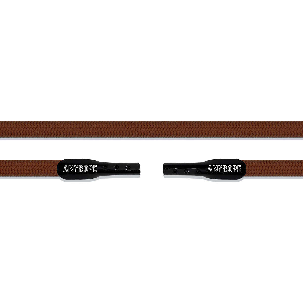 Chocolate Anyrope interchangeable hat rope — braided snapback rope