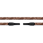Brown Camo Anyrope interchangeable hat rope — braided snapback rope