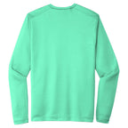 Seafoam men's long sleeve sun shirt, back view apparel-back variant-mens-seafoam-s variant-mens-seafoam-m variant-mens-seafoam-l variant-mens-seafoam-xl variant-mens-seafoam-2xl variant-mens-seafoam-3xl