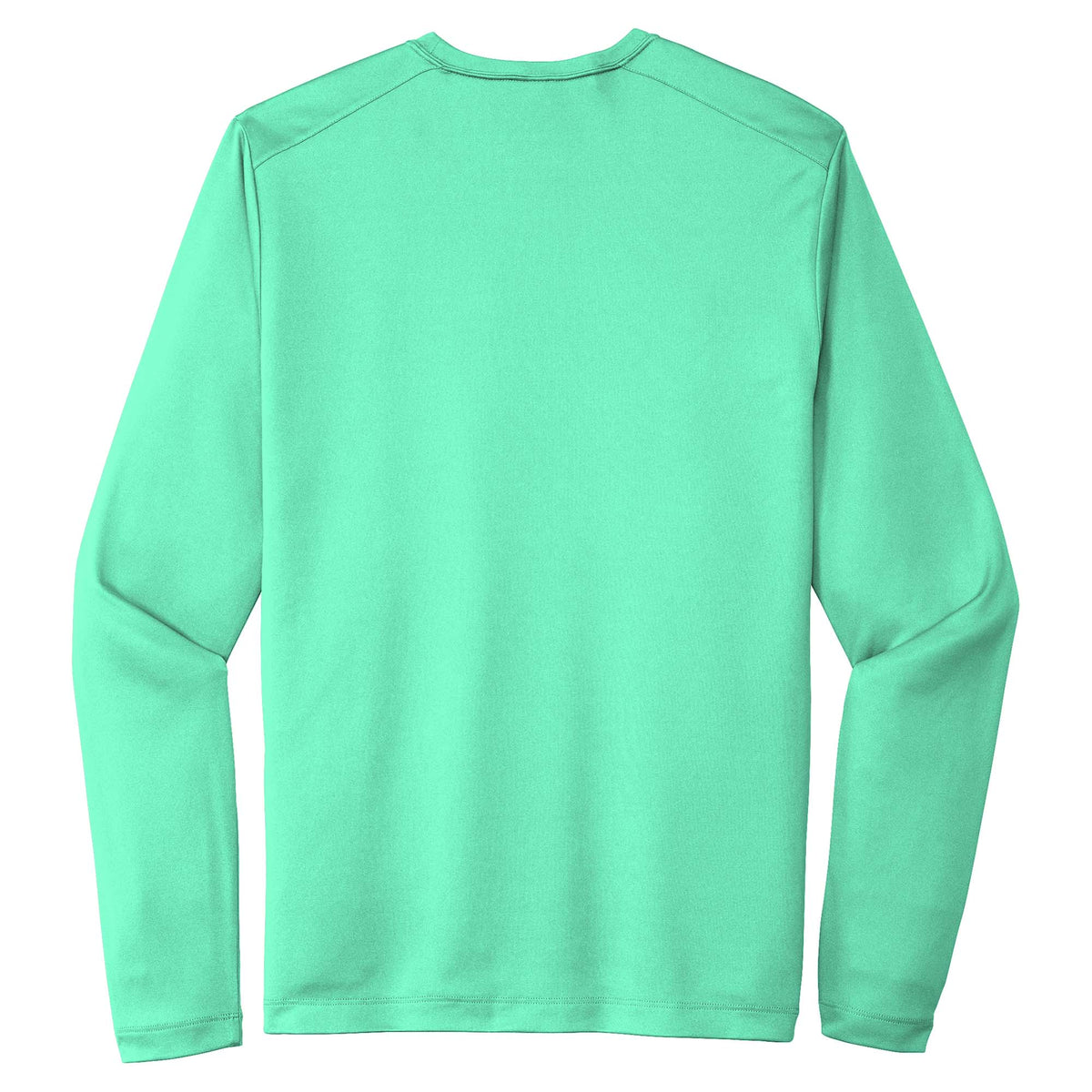 Seafoam men's long sleeve sun shirt, back view apparel-back variant-mens-seafoam-s variant-mens-seafoam-m variant-mens-seafoam-l variant-mens-seafoam-xl variant-mens-seafoam-2xl variant-mens-seafoam-3xl