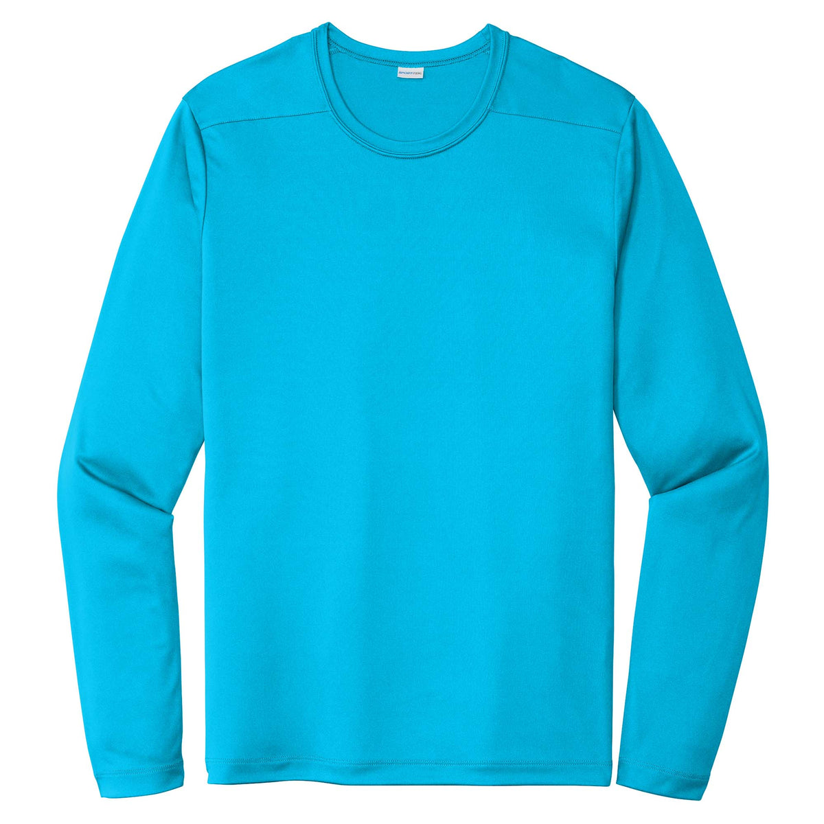 Sapphire men's long sleeve sun shirt, front view variant-mens-sapphire-s variant-mens-sapphire-m variant-mens-sapphire-l variant-mens-sapphire-xl variant-mens-sapphire-2xl variant-mens-sapphire-3xl