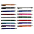 Metal pens shown in all sixteen colors