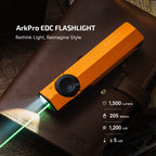 Olight ArkPro flat EDC flashlight in Orange