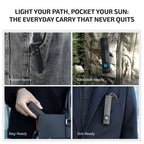 ArkPro carried in a pocket, backpack, bag and suit jacket
