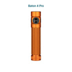 Olight Baton 4 Pro flashlight in Orange