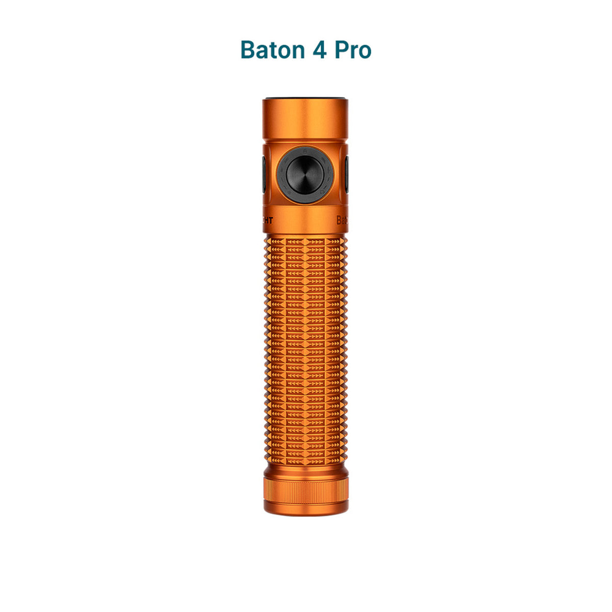 Olight Baton 4 Pro flashlight in Orange