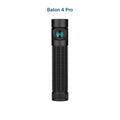 Olight Baton 4 Pro flashlight in Matte Black