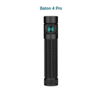 Olight Baton 4 Pro flashlight in Matte Black