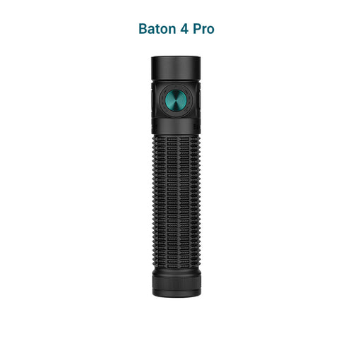 Olight Baton 4 Pro flashlight in Matte Black