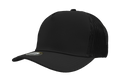 Black Zapped Marine five-panel mesh back snapback — custom patch work hat