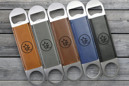 Premium Leatherette Bottle Openers