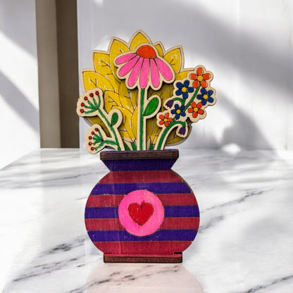 Pop-Out Flowers Vase – Mother’s Day Classroom Craft Kit