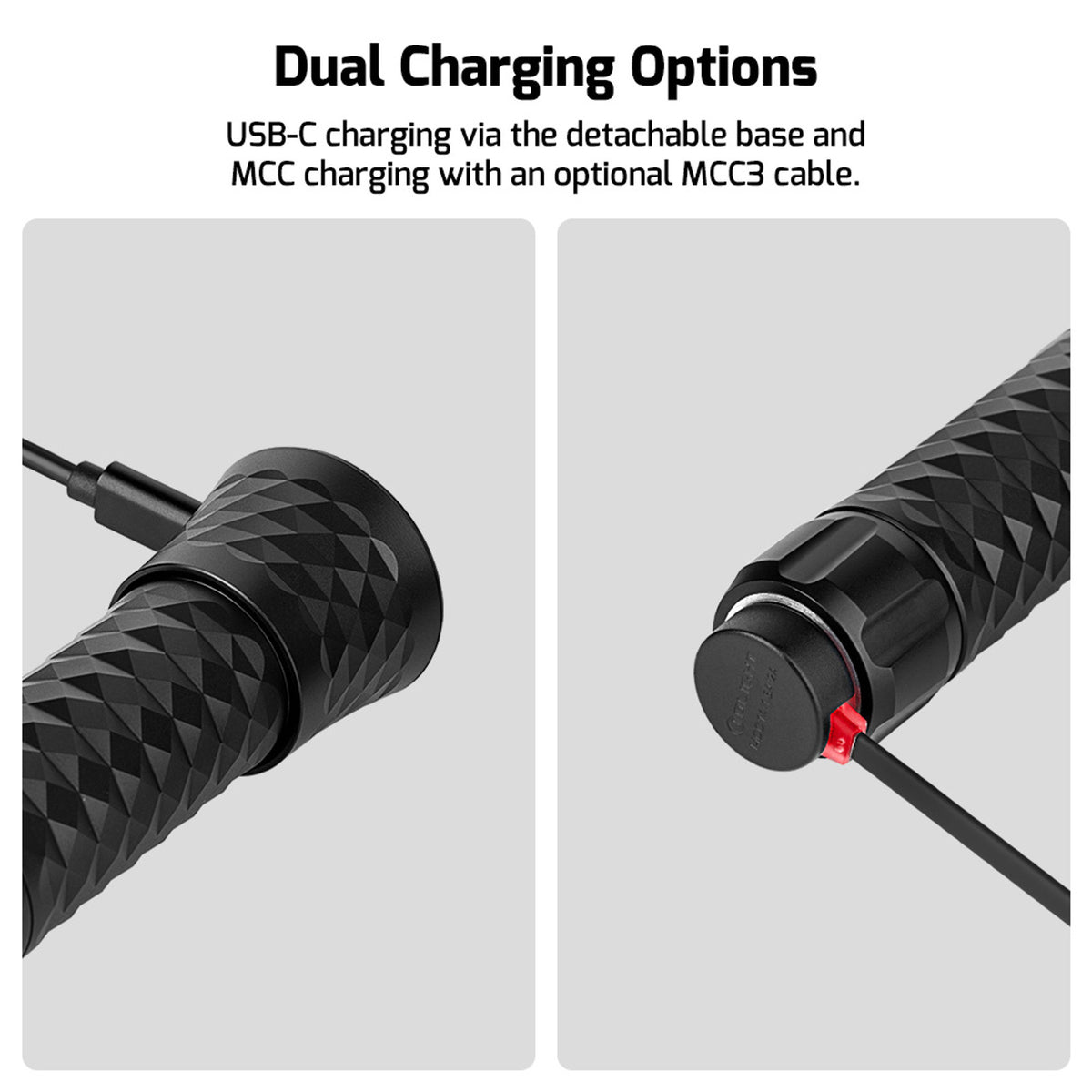 Prowess charges by USB-C through the detachable base or by MCC3 magnetic cable