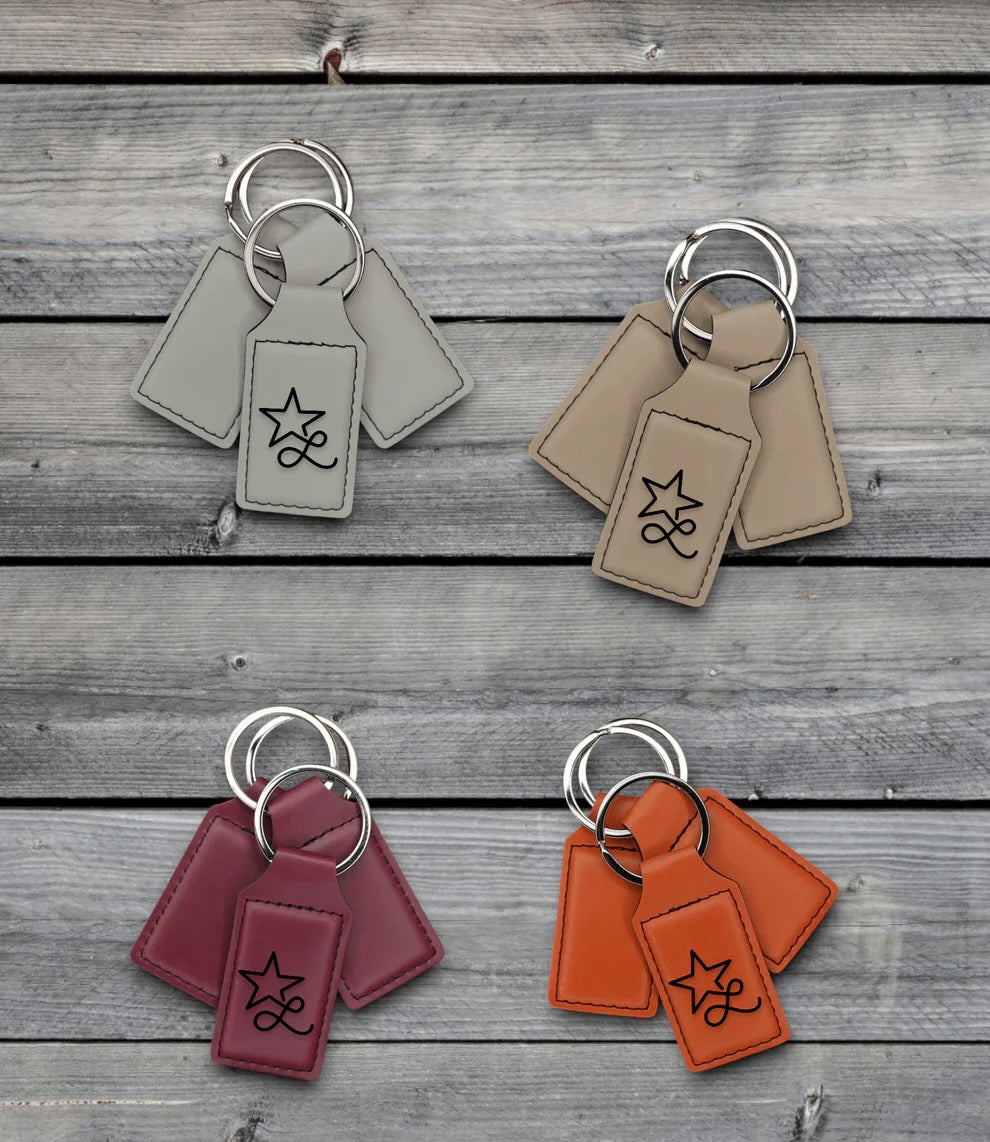 Premium Leatherette Keychains