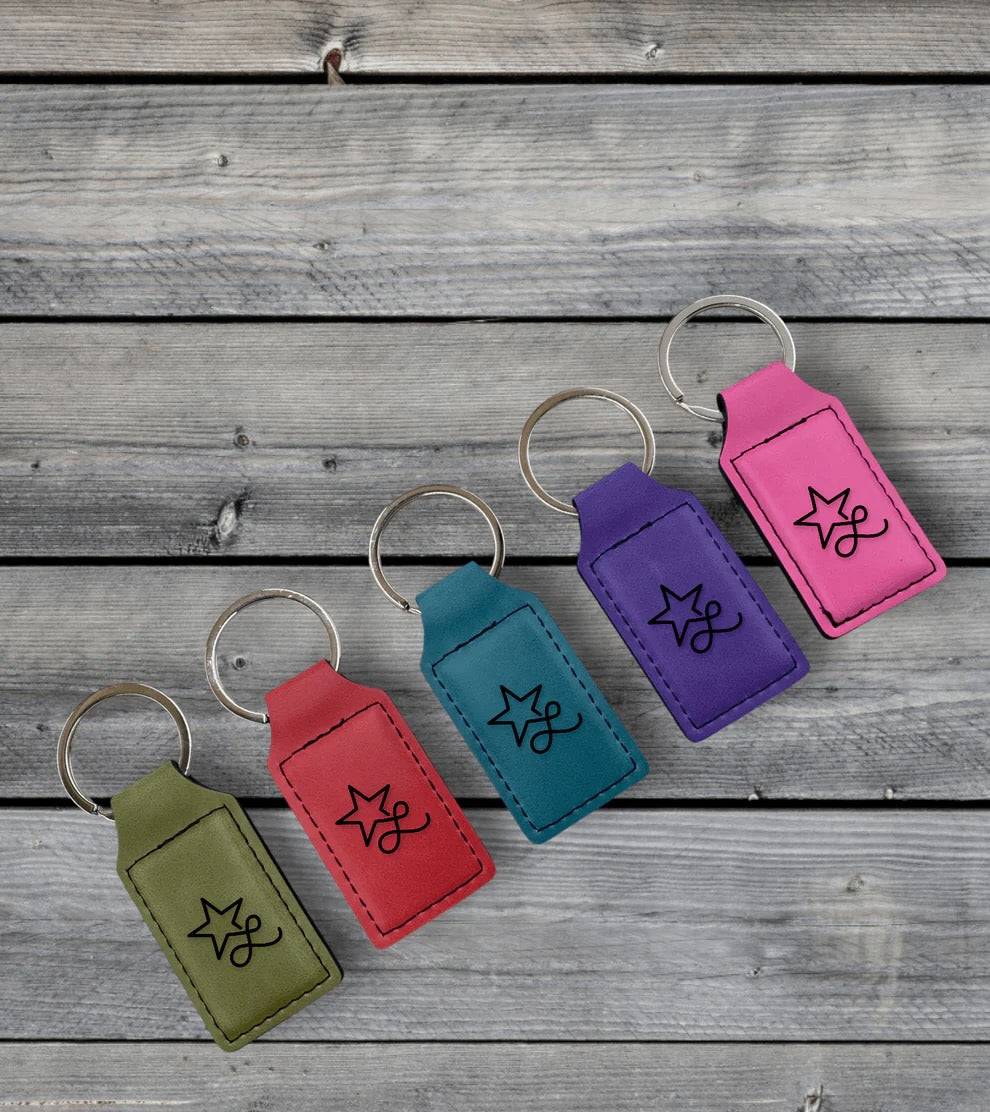 Premium Leatherette Keychains