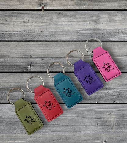 Premium Leatherette Keychains