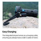 Marauder Mini 2 wrist strap that doubles as a USB-C charging cable