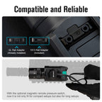 Olight Baldr Pro R Glock and 1913 rail adapters and remote switch option