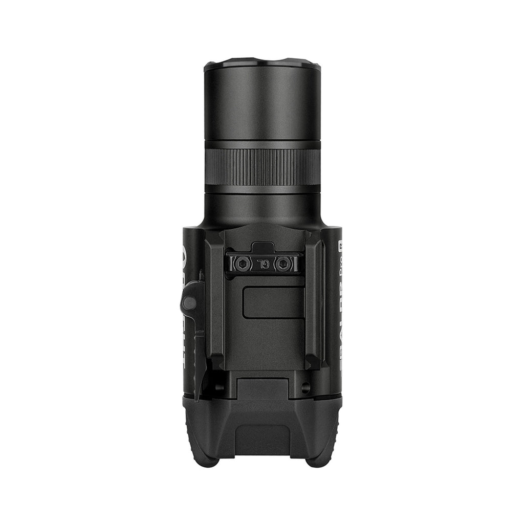 Olight Baldr Pro R, top view of the rail mount