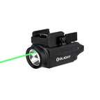 Olight Baldr S weapon light with green laser in black