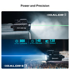 Olight Baldr S 800 lumens, 140 minutes, 130 meters