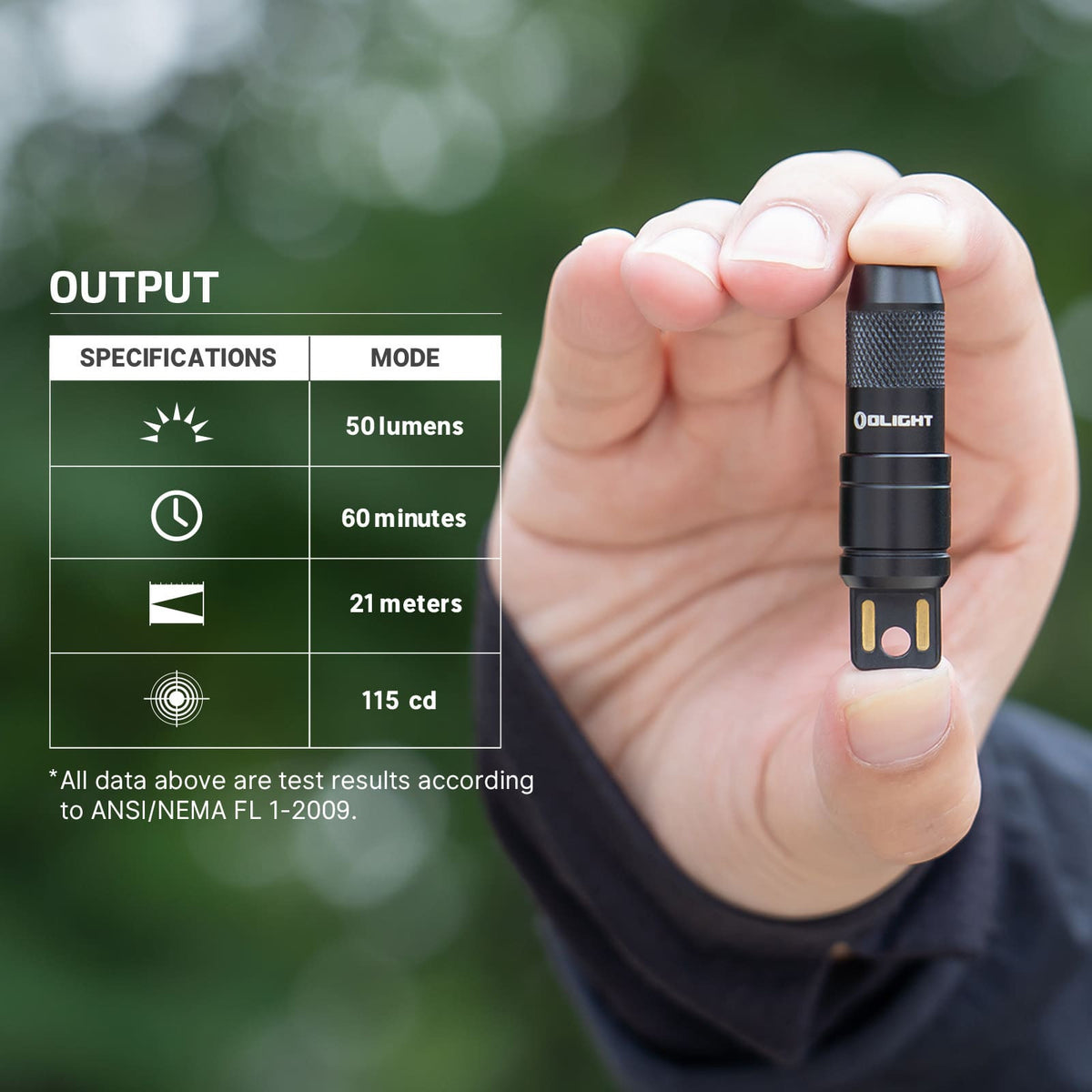 iMini 2 held in hand to show its small size