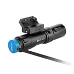 Olight Odin Mini on its magnetic charging cable