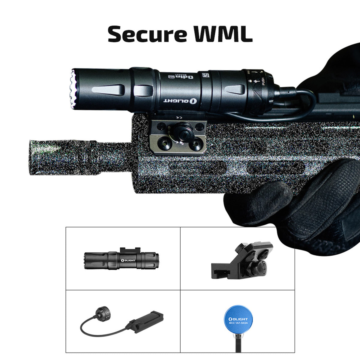 Olight Odin Mini mounted on a rifle