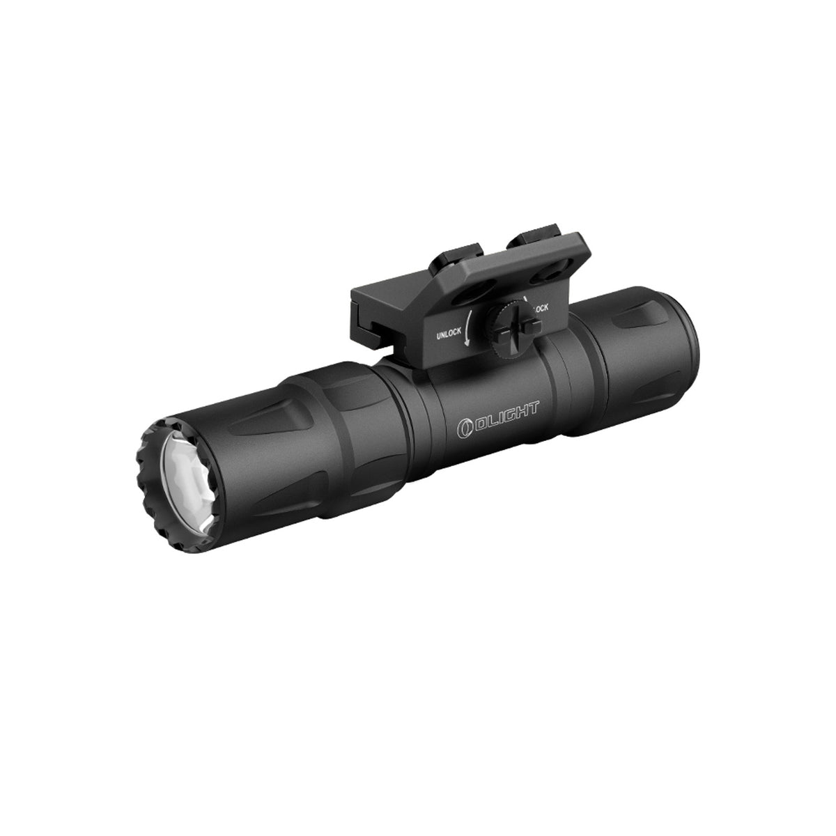Olight Odin S rifle light, angled view