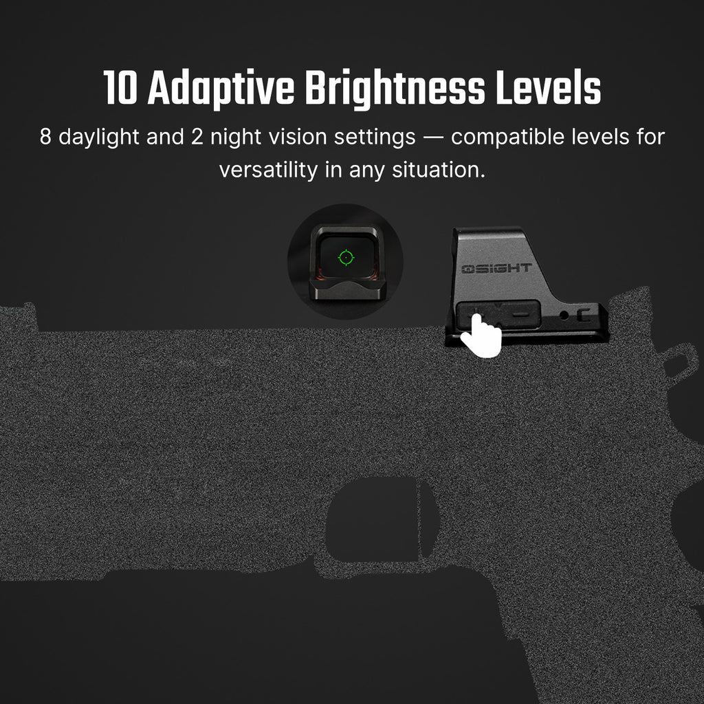 Olight Osight C 10 brightness levels