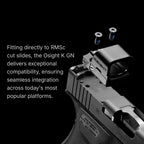 Olight Osight K direct mount on an RMSc-cut slide