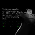 Olight Osight K low-battery warning