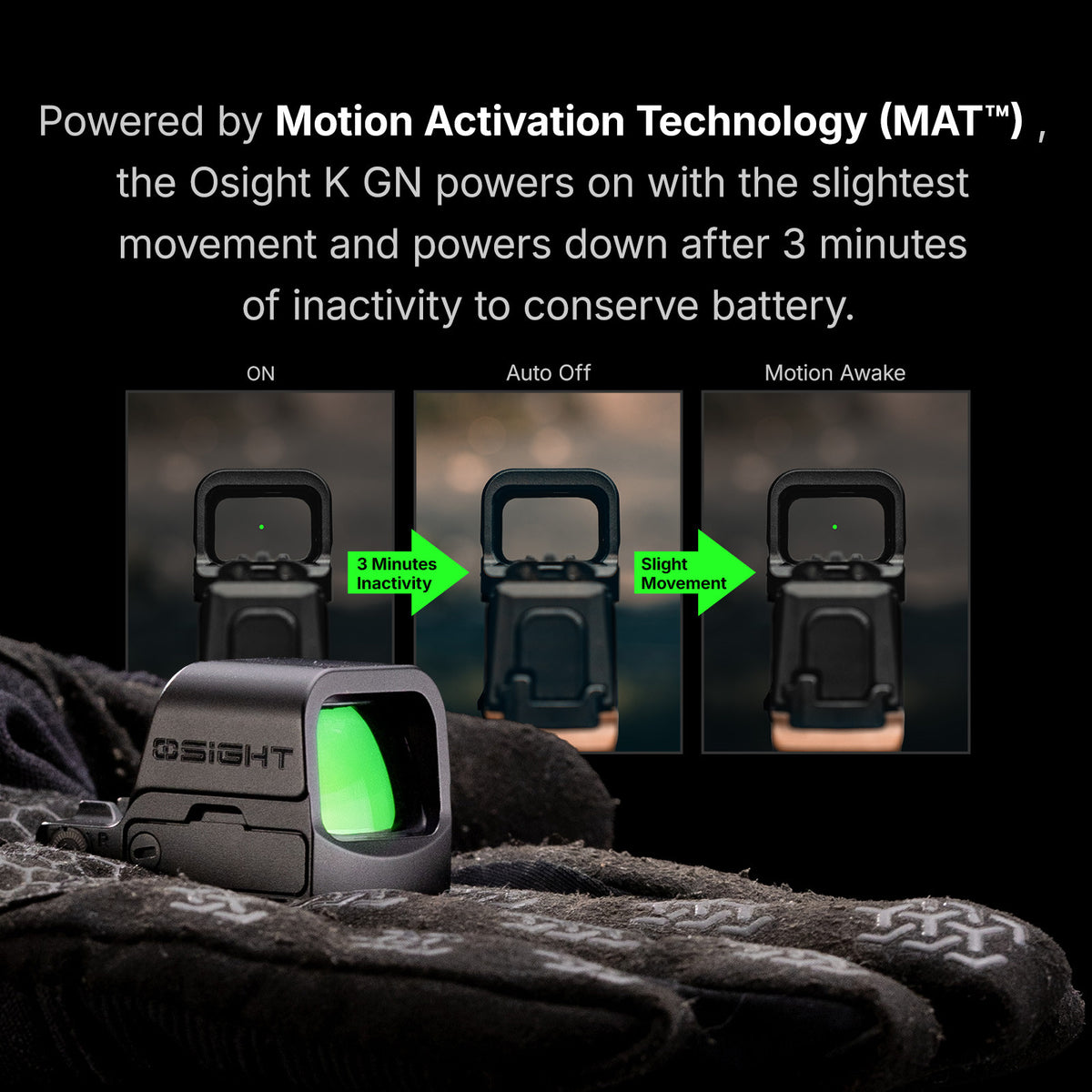 Olight Osight K motion activation