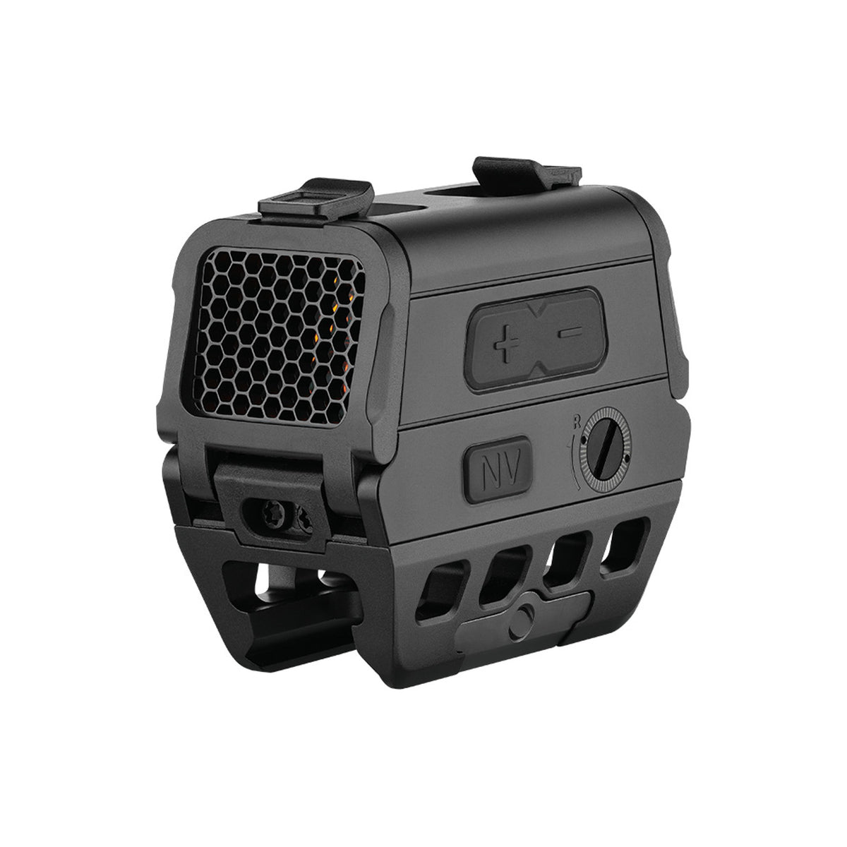Olight Osight R with anti-reflective device installed
