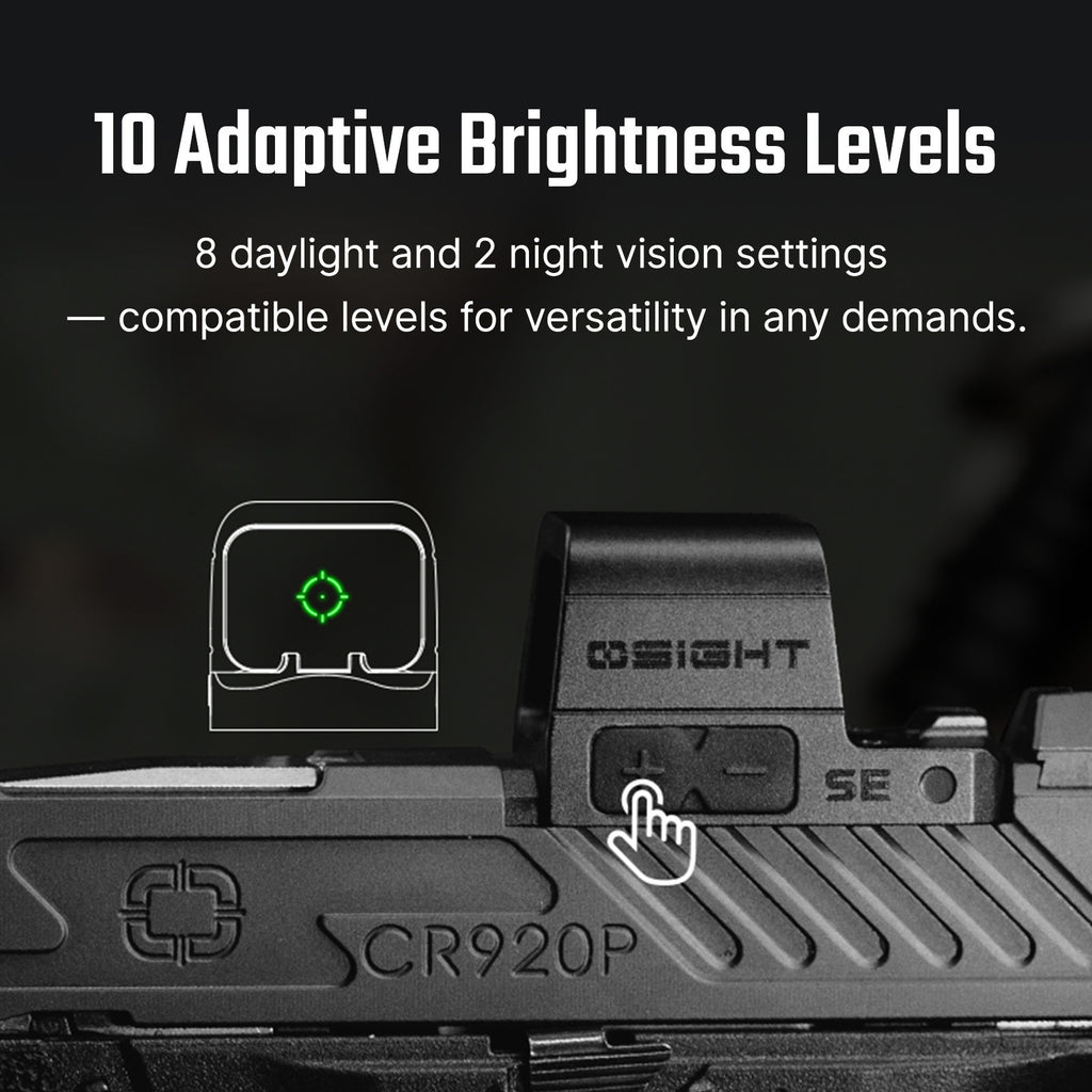 Olight Osight SE 10 brightness levels