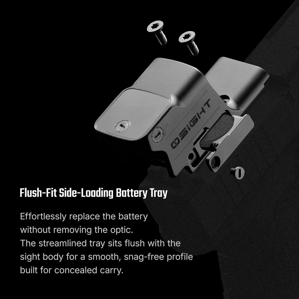 Olight Osight SE MOS flush side-loading battery tray