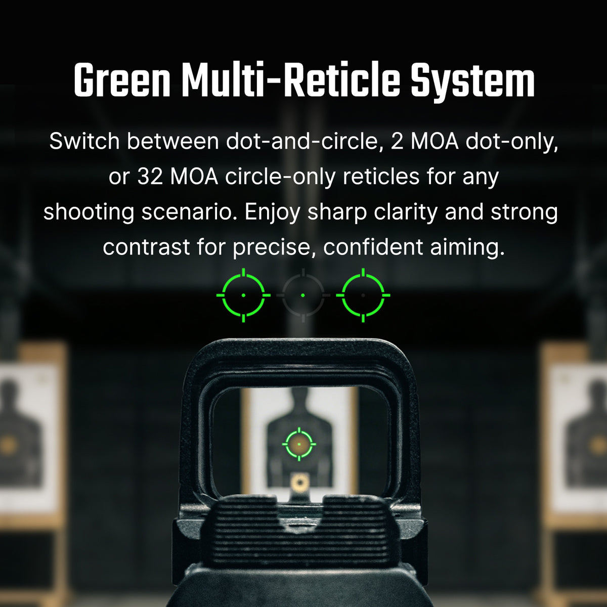 Olight Osight SE multi-reticle system