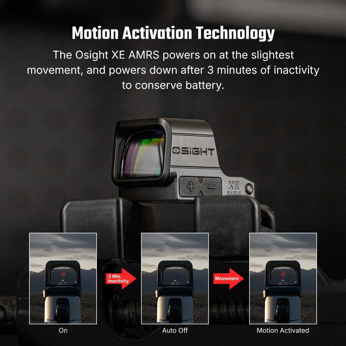 Olight Osight XE AMRS motion activation
