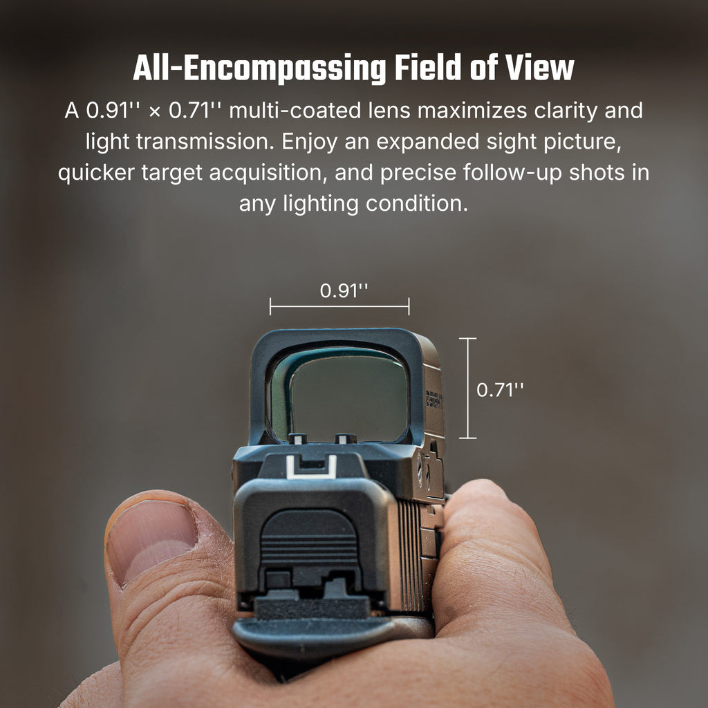 Olight Osight XE AMRS 0.91 by 0.71 inch window