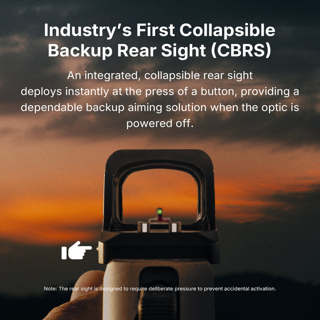 Olight Osight XR collapsible backup rear sight