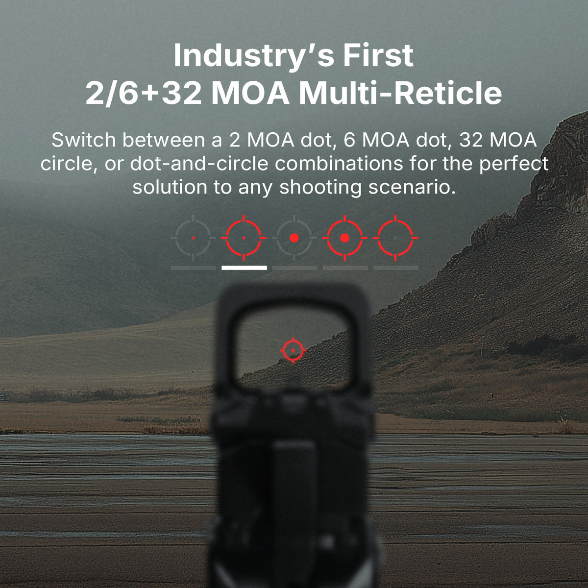 Olight Osight XR five-reticle system